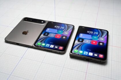 Údajný dizajn iPhone Fold