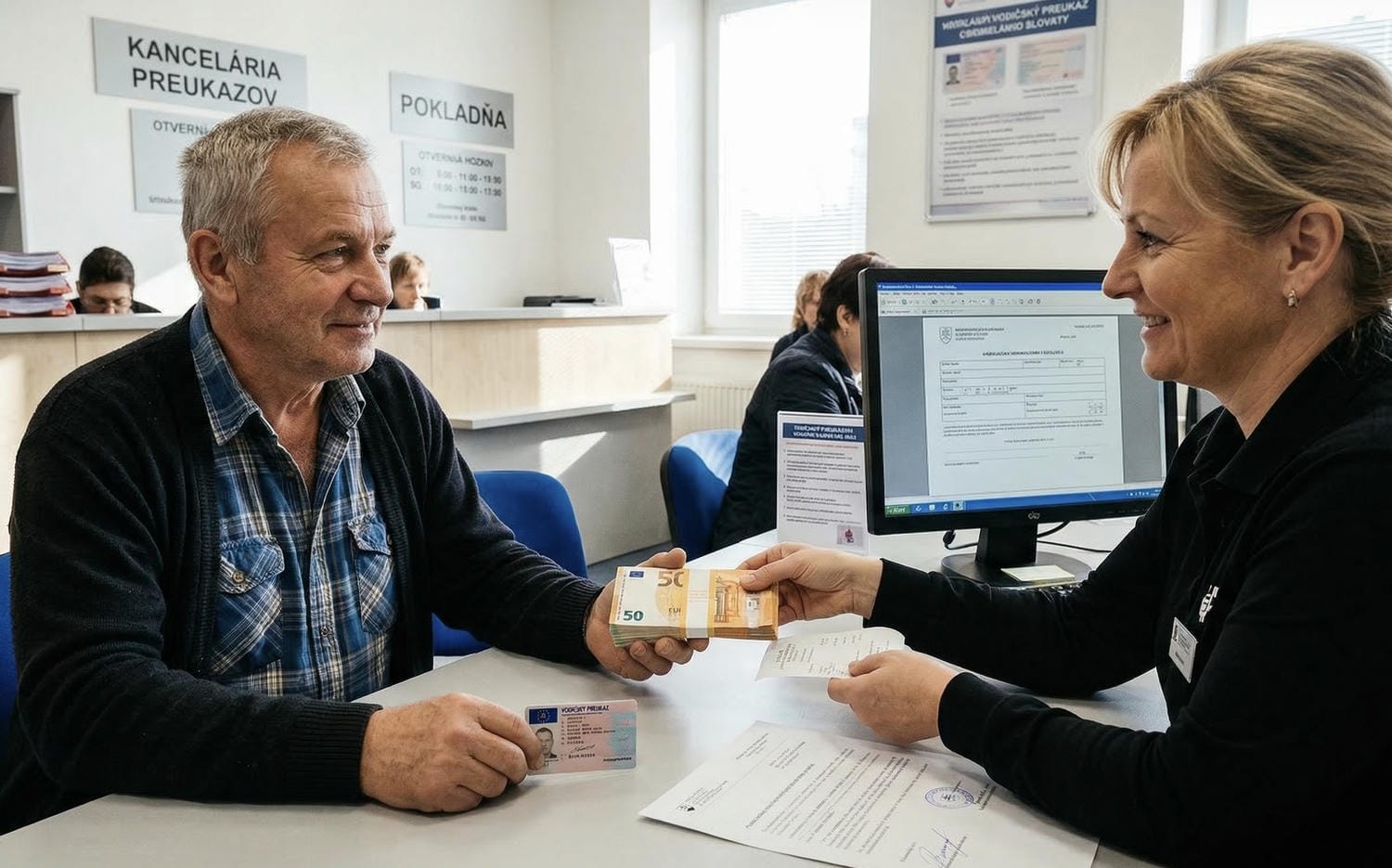 vodičský preukaz, odmena, Malta