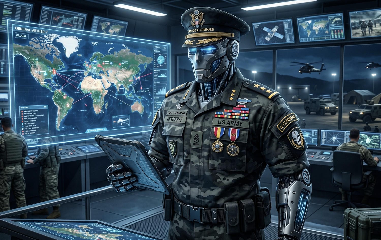 AI, umelá inteligencia, vojna