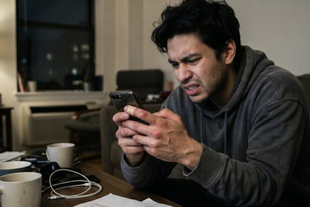 scrollovanie, smartfón, gestá