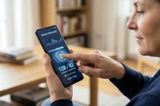 Samsung, displej, meranie krvného tlaku