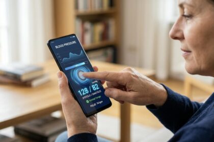 Samsung, displej, meranie krvného tlaku