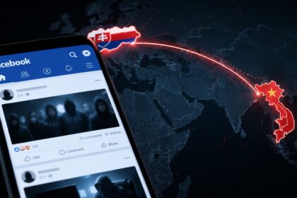 Slovensko, Vietnam, Facebook