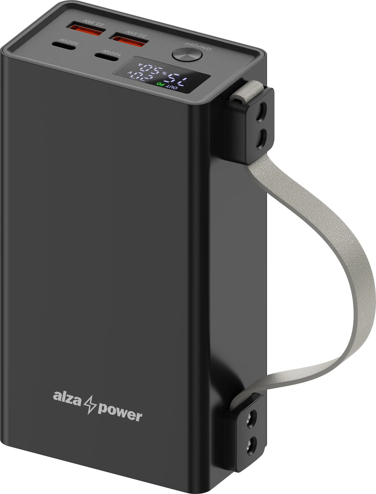 AlzaPower BigFoot 50 000 mAh Power Delivery (100 W)