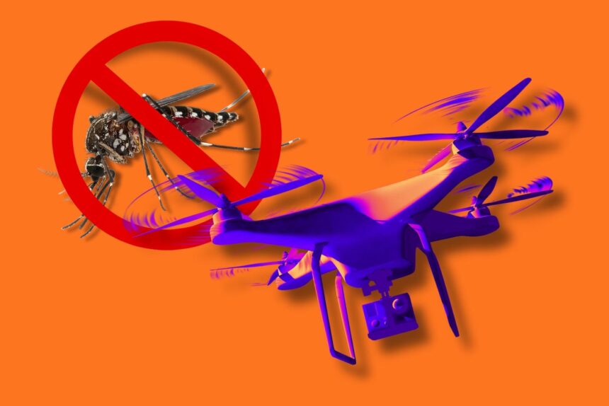 Dron na komáre