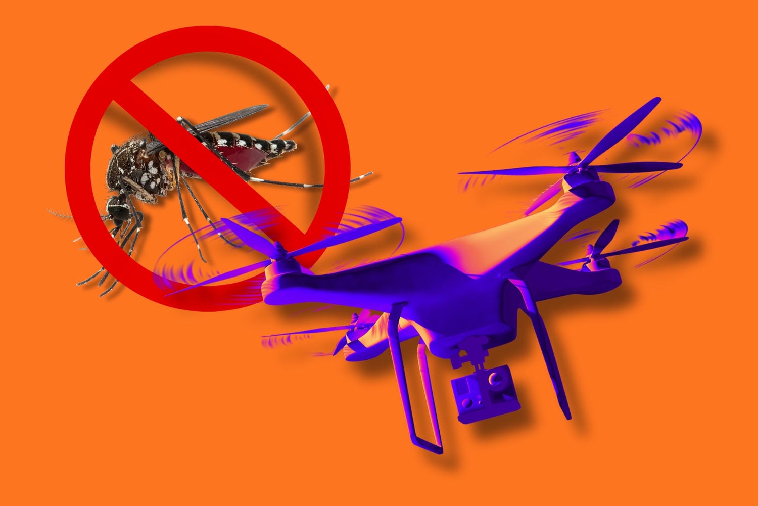 Dron na komáre