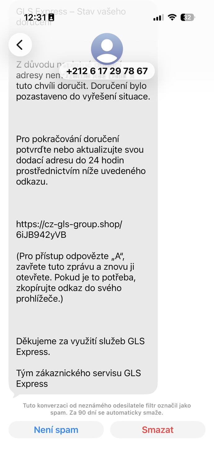 Podvod, GLS