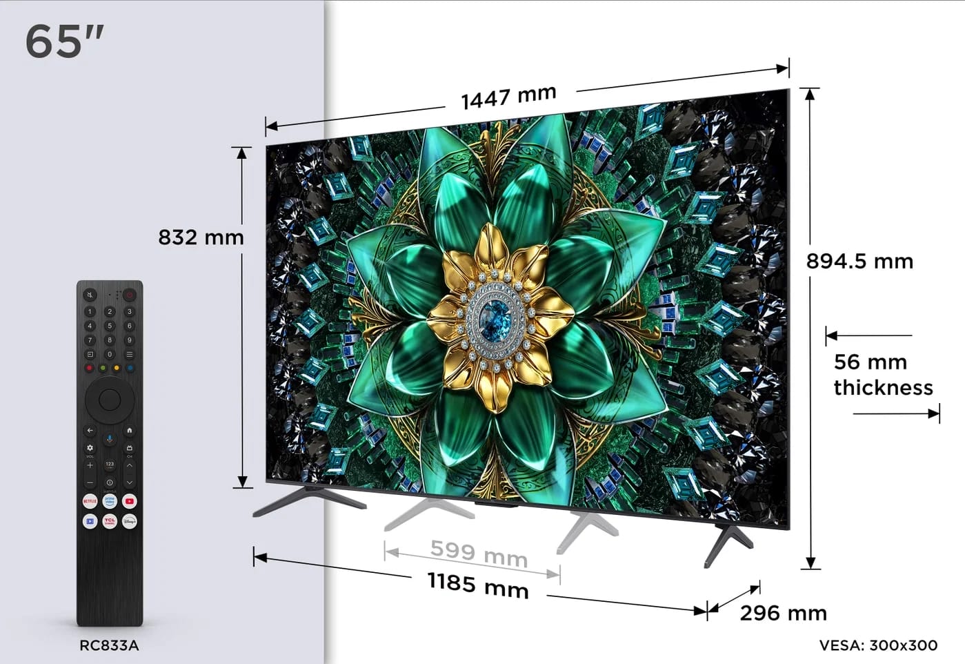 65" TCL 65Q6C
