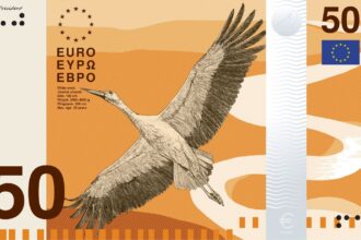 Jeden z dizajnov nových eurobankoviek
