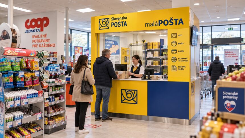 COOP Jednota, Slovenská pošta